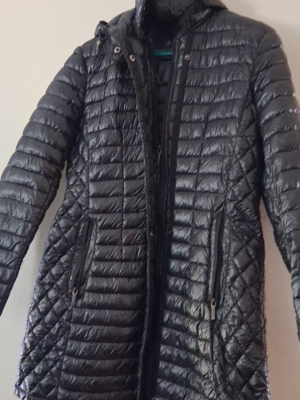 RAINFOREST Black Quilted Lightweight Packable Puffer Coat